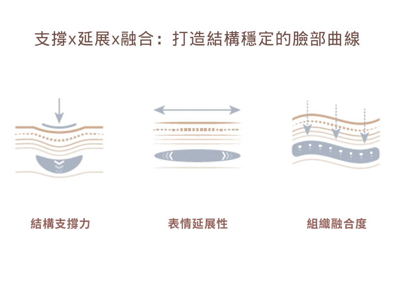 緹奧希特點：支撐Ｘ延展Ｘ融合